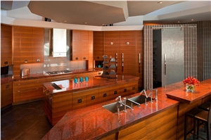 Ruby Red Granite Countertops