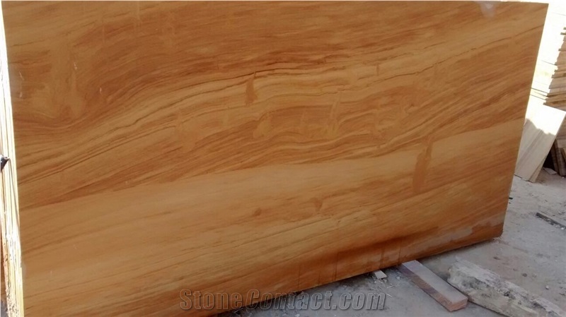 Teakwood Sandstone Slabs & Tiles, India Beige Sandstone