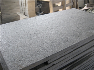 Black Basalt G684 Flamed Tiles, China Black Basalt