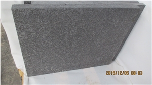 Black Basalt G684 Flamed Tiles, China Black Basalt