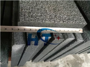 Building Stones Stairs & Steps, G654 Granite Stair Riser, China Impala Black Granite Stairs