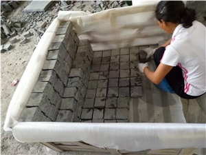 G654 Granite Cobble Stone, Padang Grey Cube Stone,Chinese Granite G654 Cobble Stone Pavers