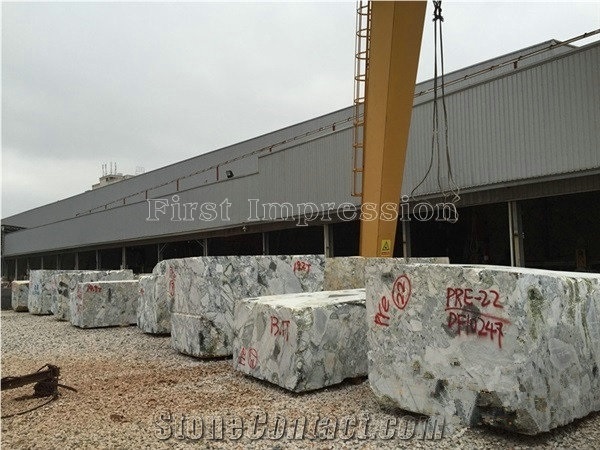 China White Beauty Marble Block/Ice Green Marble Block/Green Jade Building Stone/Cold Jade Marble Block/Primavera Marble Stone/White Beauty Marble Block
