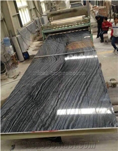 China Zebra Marble Big Tile&Slab/Chinese Dark Wooden Grain/Black Ancient Wood Vein/Old Negro Serpeggiante Marmol/Nero Palissandro/Hotel/Lobby/Bathroom Floor Cover/Feature Wall Pattern/Tv Set