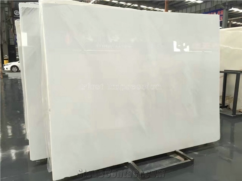 Crystal White Marble/Han White Jade/White Jade/Sichuan White Jade for High Quality Big Slab/Pure White Marble Tiles & Slabs/High Polished Han White Jade Marble