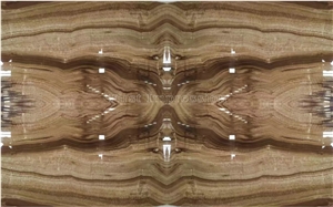 Dark Yellow Wood Grain Onyx Slabs & Tiles/China Yellow Onyx Slabs for Tv & Sofa Wall/High Quality & Best Price Wooden Onyx Big Slabs/Luxury Brown Onyx/Hot Sale Onyx Slab