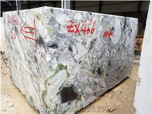 Hot Sale White Beauty Marble Block/Ice Green Marble Block/Green Jade Building Stone/Cold Jade Marble Block/Primavera Marble Stone/White Beauty Marble Block