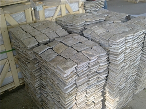 Yellow Brown Quartzite Cobblestone