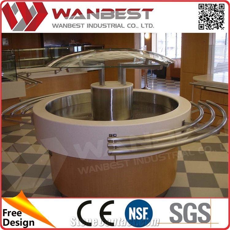Restaurant Bar Tops Acrylic Solid Surface Commercial Bar Counter for Sale