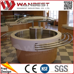Restaurant Bar Tops Acrylic Solid Surface Commercial Bar Counter for Sale