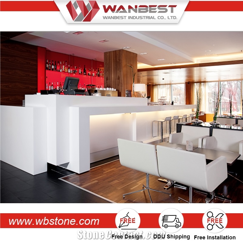 Solid Surface Products Portable Pub Tables Ev Bar Dolaplari Acrylic Stone Tops