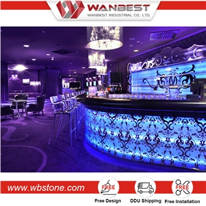 Solid Surface Products Portable Pub Tables Ev Bar Dolaplari Acrylic Stone Tops