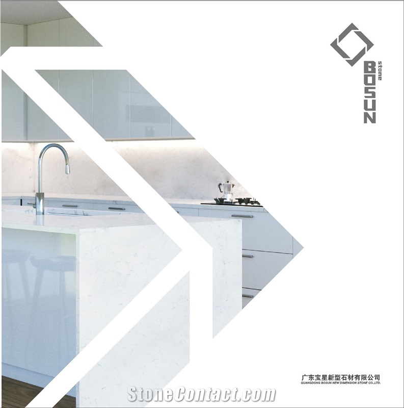 Quartz Kitchen Countertops/Pure White Quartz Kithen Island Top/Pure White Engineered Quartz Bar Tops