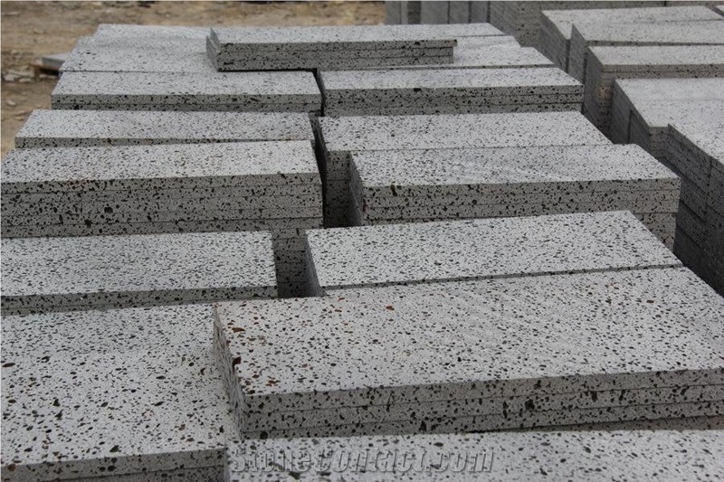 Lava Black Basalt Tiles & Slabs, Hainan Black Basalt Stone (Good Price)