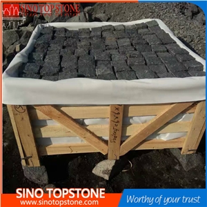 All Natural Split Sides G684 Black Granite Brick Paver