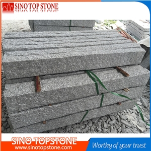 Bianco Crystal Granite G603 Granite Pillars, Chinese Grey Granite G603 Pineappled Palisades