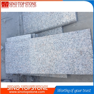 Cheap G383 Pearl Flower Ash Grey Granite Stair &Step