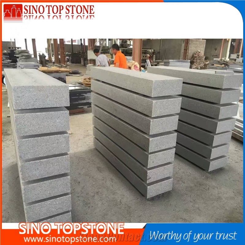 Cheap Prices G654, Flamed Granite Outdoor Stair