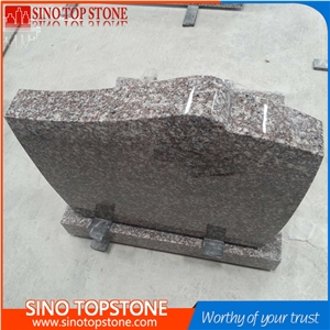 G664 Granite Red Granite Small Tombstone, Children Granite Tombstone