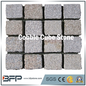 G603 Granite Cube Stone, Sesame White Paver Sets, Bianco Crystal Cube Stone, Padang White Cobble Stone for Garden Paving, Road Paving
