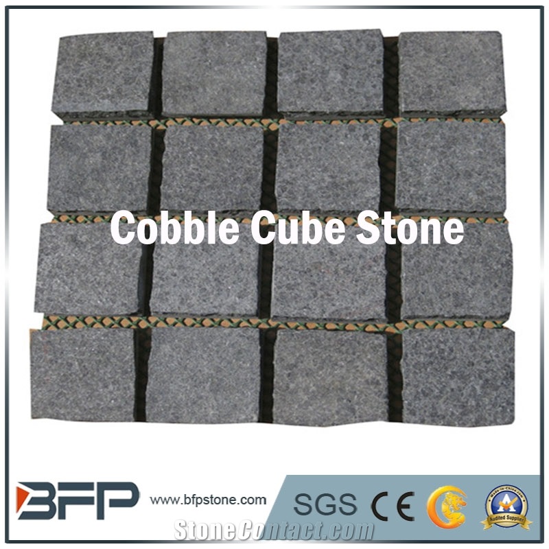 G603 Granite Cube Stone, Sesame White Paver Sets, Bianco Crystal Cube Stone, Padang White Cobble Stone for Garden Paving, Road Paving