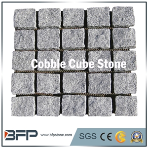 G603 Granite Cube Stone, Sesame White Paver Sets, Bianco Crystal Cube Stone, Padang White Cobble Stone for Garden Paving, Road Paving