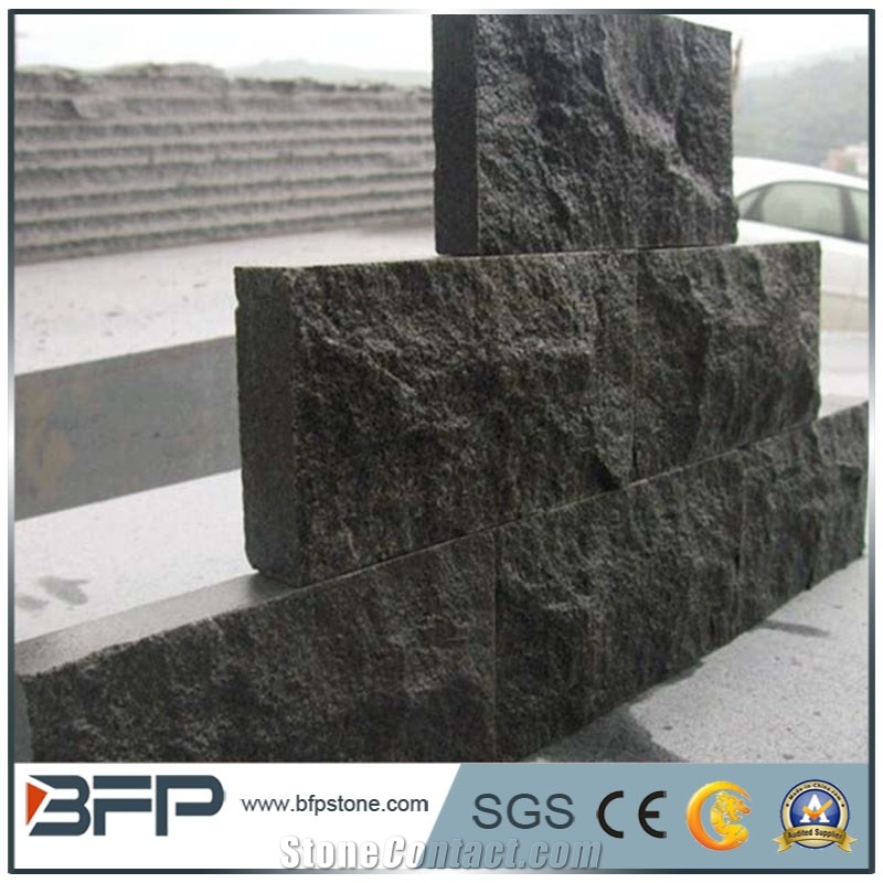 G654 Cobbles/ G654 Flamed Cobbles/ Grey Granite Flamed Cobbles/ China Impala Cobble Tile/ Padang Dark Flamed Cube Stone