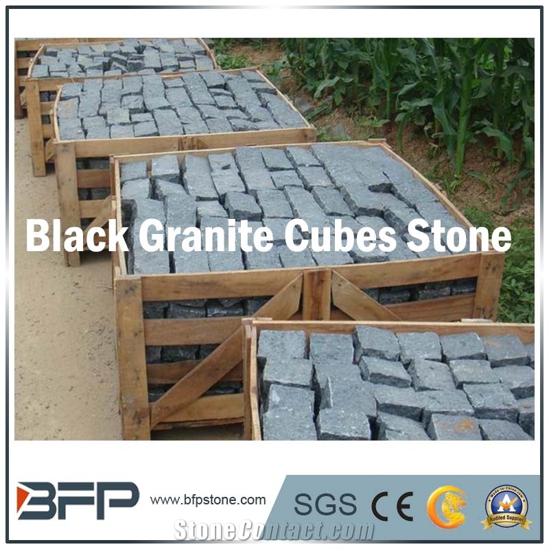 G654 Granite Cobble Stone, Padang Grey Cube Stone,Chinese Granite G654 Cobble Stone Pavers