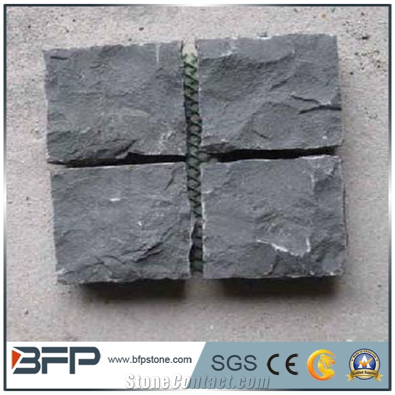 G654 Granite Paving Stone with Mesh, G654 Granite Cube Stone & Pavers