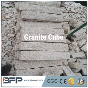 Grey Granite G602 Flamed Paver Stone,Rought Finishing Stone for Outdoor,Natural Split Cobblestone,Exterior Cubestone