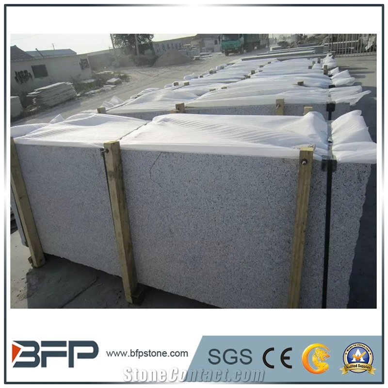 Jade White,Pearl Blossom Of Zhaoyuan Granite,Pearl Flower Granite,Pearl White Granite Half Slabs for Countertop