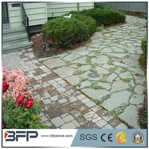 Slate Random Flagstone / Rusty Slate Flagstone / Landscaping Stones / Crazy Stone / Irregular Flagstone Landscape