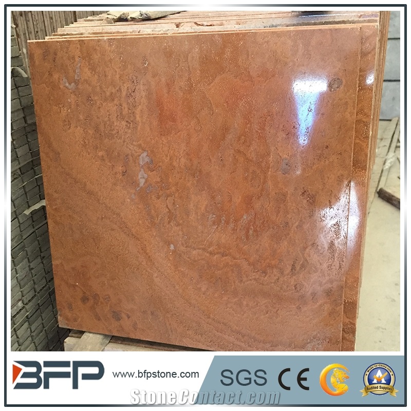 Wine Red Marble Wall Covering Tiles,Agadir Red Marble Tiles,Rosso Atlas Marble Floor Tiles