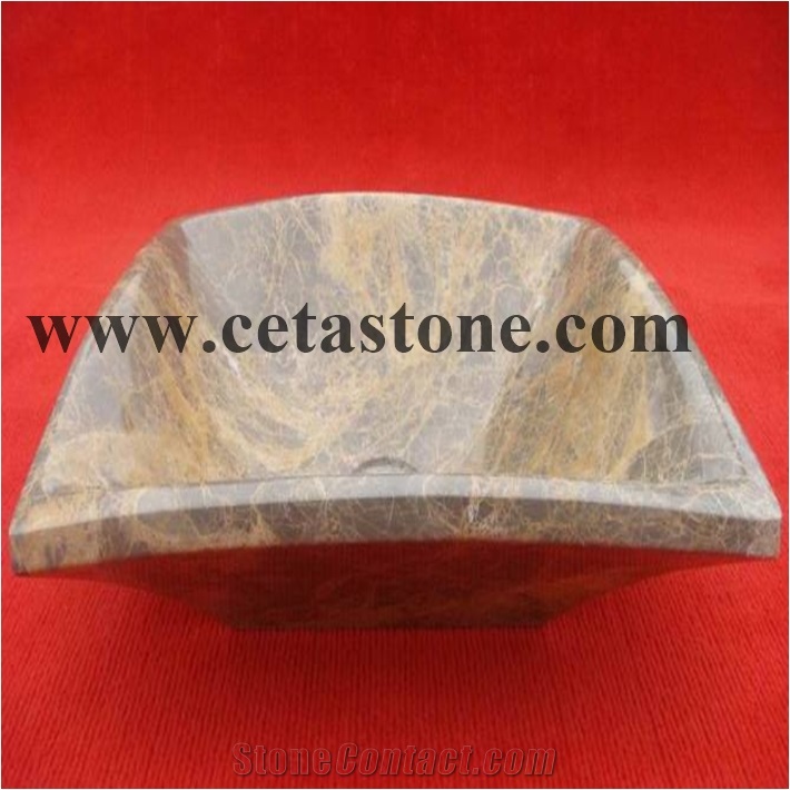 Agate Red Marble Sink&Red Marble Wash Basins&Rectangle Sinks