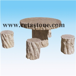 Garden Table Sets&Garden Bench&Exterior Granite Tables&Chairs