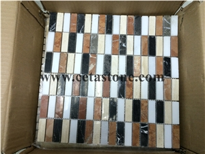 Glass Stone Mosaic&Color Mixed Stone Mosaic&Grey Stone Mosaic&Polished Mosaic