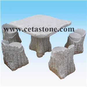 Grey Granite Table Sets&Garden Tables&Garden Table &Chairs