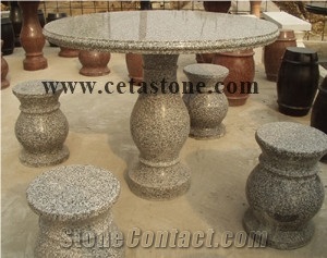 Grey Granite Table Sets&Garden Tables&Garden Table &Chairs
