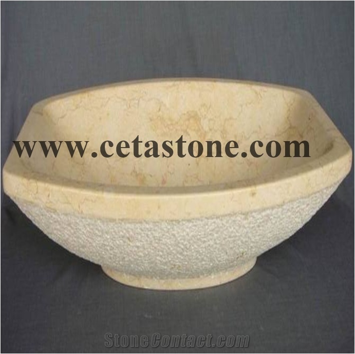 White Marble Rectangle Sinks&