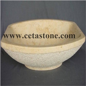 White Marble Rectangle Sinks&