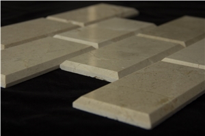 Pofung Marble Light Emperador Brick Mosaic Subway Wall Tiles