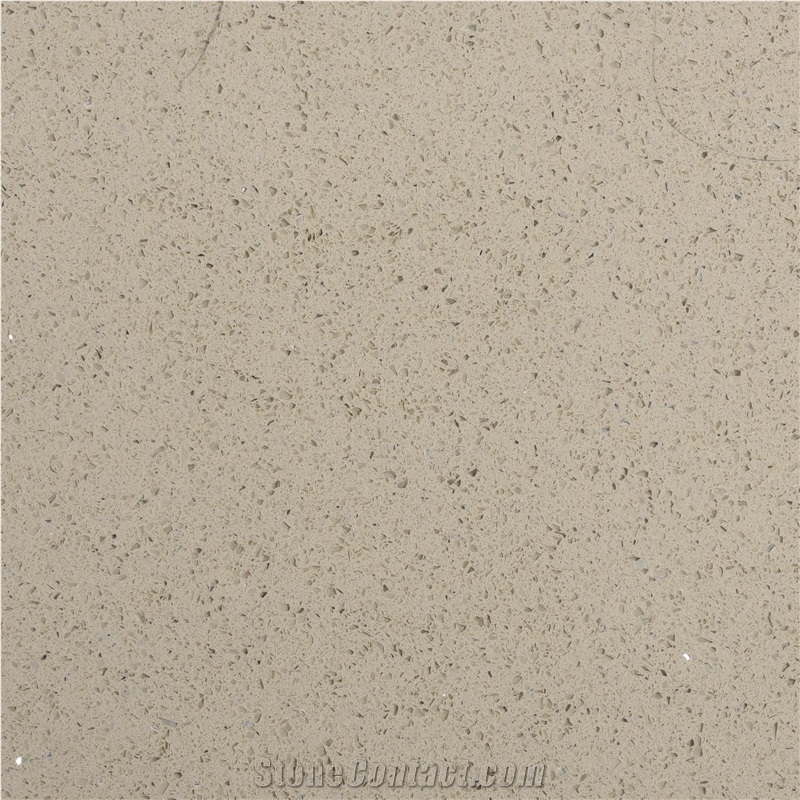 Beige Quartz Stone Slabs for Kitchen Decoration ,For Your Kitchen High Quality Design