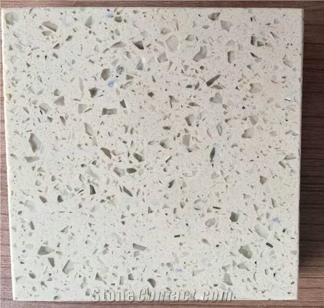 Quartz Stone Slabs Engineered Walling Flooring and Tiles Solid Surface Glass Marble Red Colors in Shandong Province