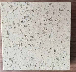Quartz Stone Slabs Engineered Walling Flooring and Tiles Solid Surface Glass Marble Red Colors in Shandong Province