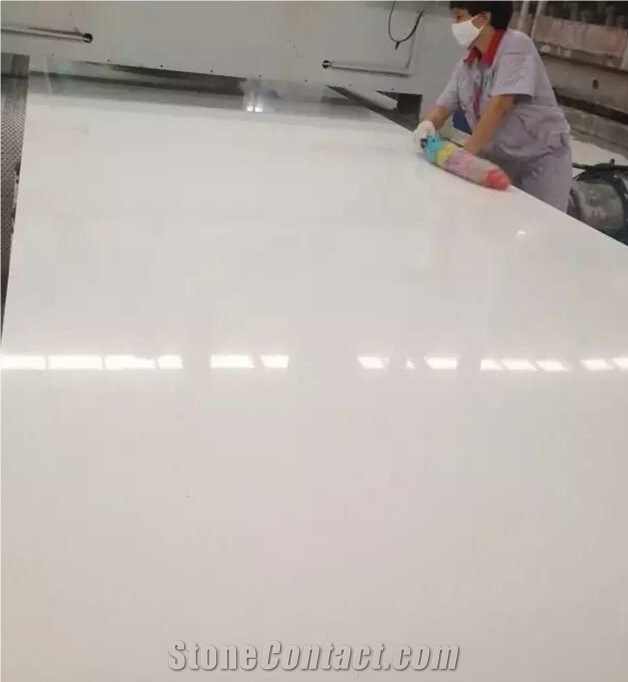 Snow White Green Big Size Engineered Stone Slabs Walling Flooring in China Factory Nano Polishing 3000*1600*30mm,Quartz Stone Kitchen Countertops,China Best Factory Low Price