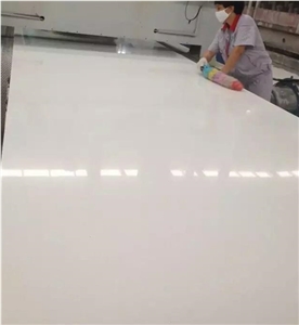 Snow White Green Big Size Engineered Stone Slabs Walling Flooring in China Factory Nano Polishing 3000*1600*30mm,Quartz Stone Kitchen Countertops,China Best Factory Low Price