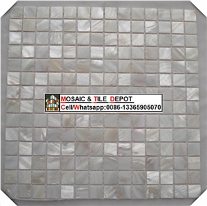 China White Mother Of Pearl Shell Mosaic,Abalone Shell,Shell Tile