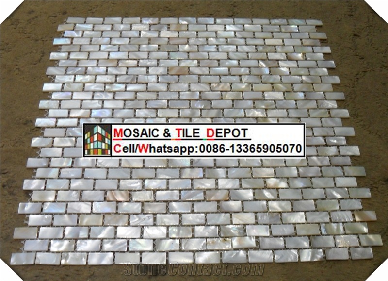 China White Mother Of Pearl Shell Mosaic,Abalone Shell,Shell Tile