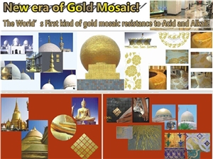 New Gold Mosaic Tile,China Mosaic Tile,Swimming Pool Tile