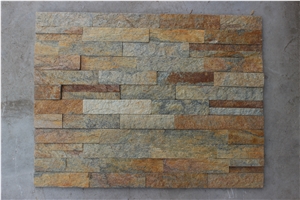 On Sale China Rusty Quartzite Cultured Stone, Wall Cladding, Stacked Stone Veneer, Corner Stone Clearance